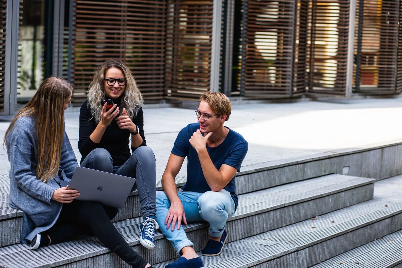 Étudiants dans une université finlandaise